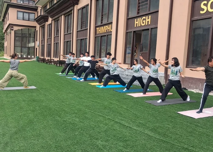 THS Yoga Class