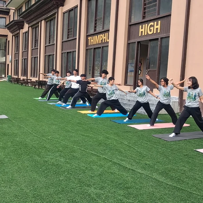 THS Yoga Class